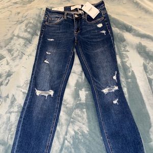 NWT Vervet Amber 27 Mid-Rise Skinny Jeans